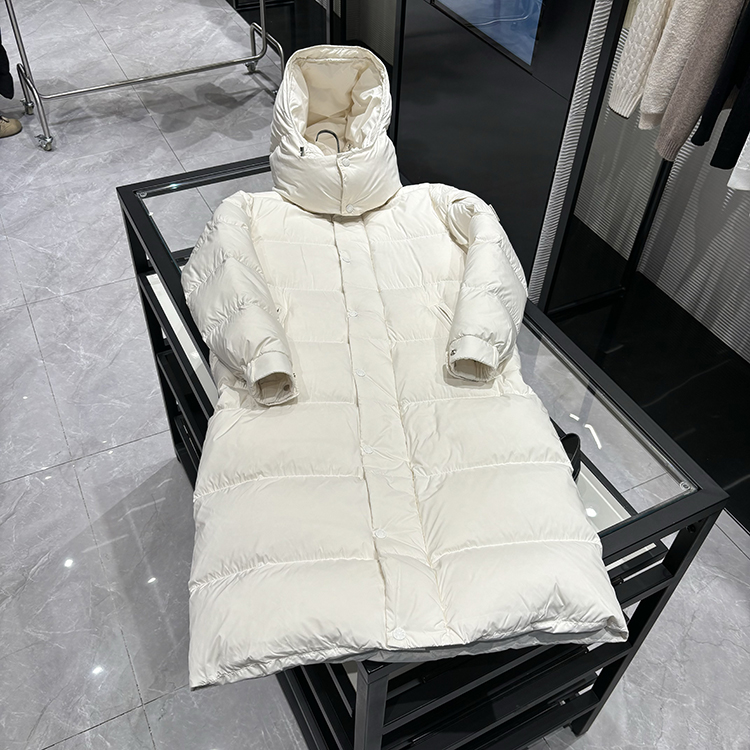 25年秋冬新款 经典百搭休闲气质长款连帽羽绒服-8803