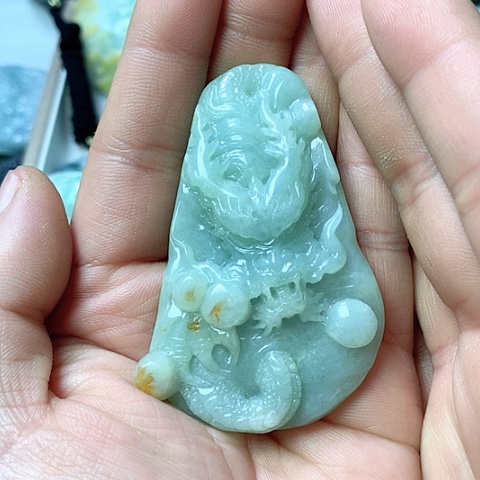 翡翠颈饰未镶嵌天然缅甸翡翠a货