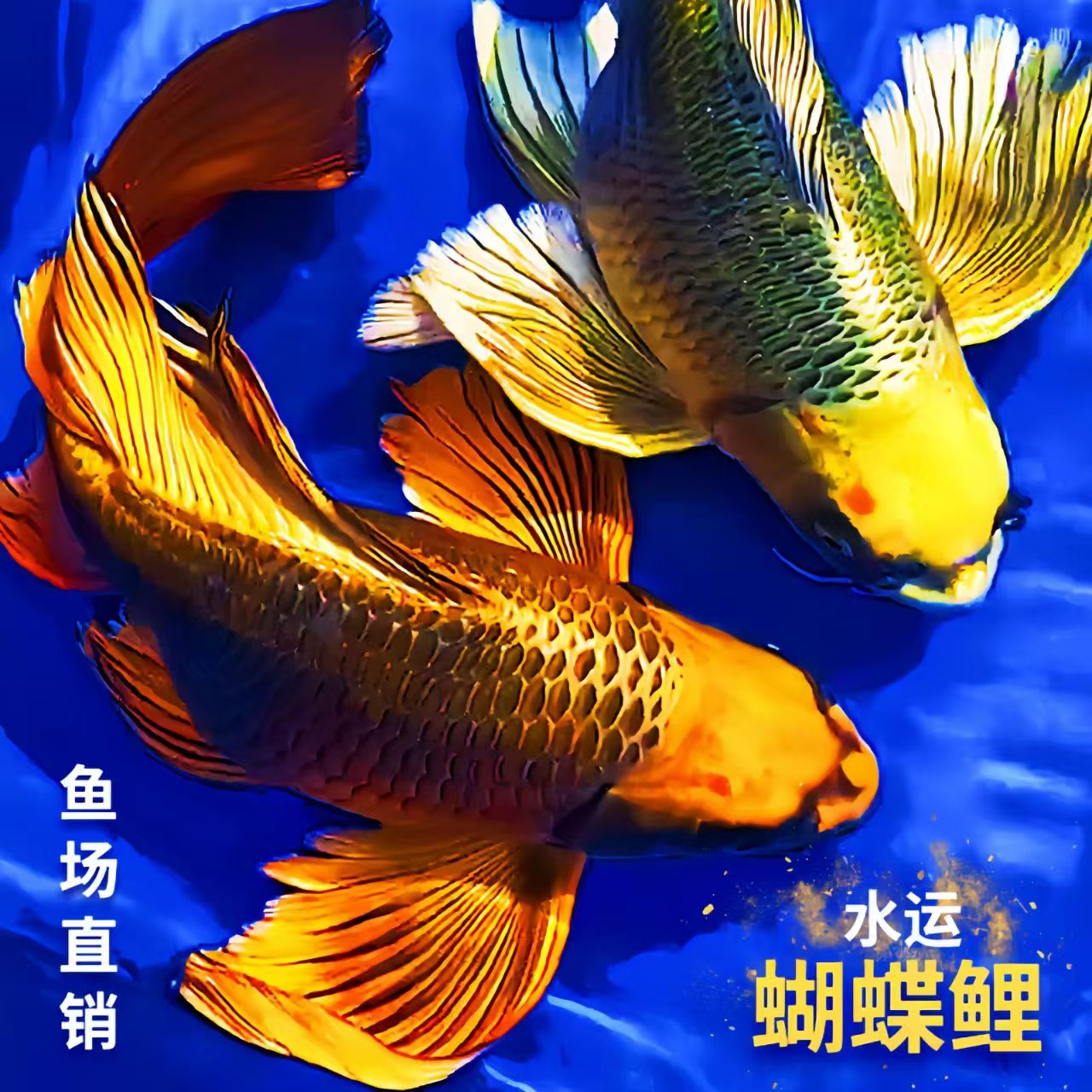 16~20公分熊猫蝴蝶鲤精品冷水观赏鱼好养耐活