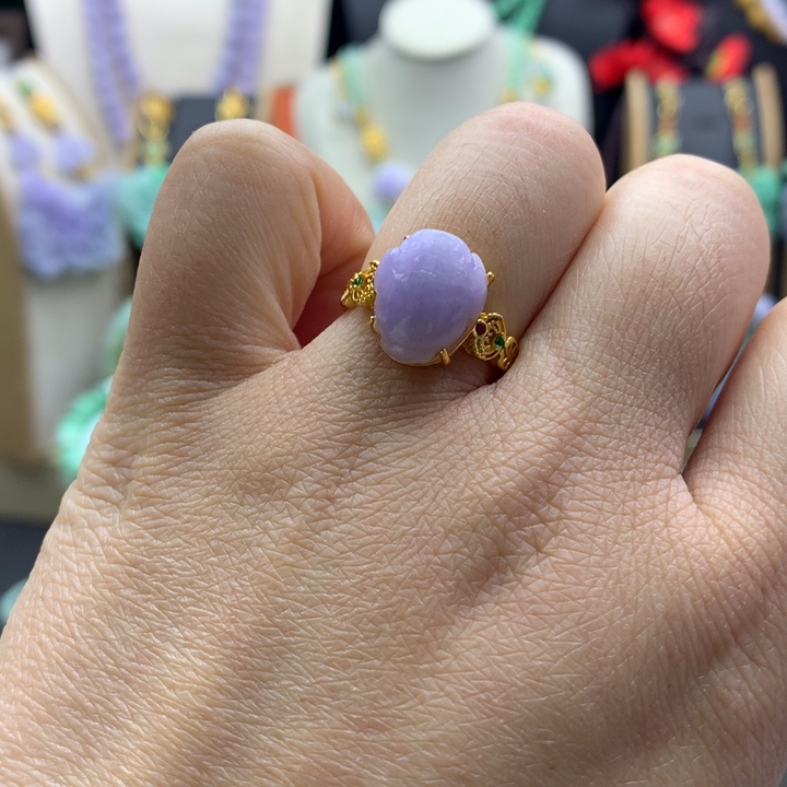 翡翠吊坠(不含链)银S925镶嵌