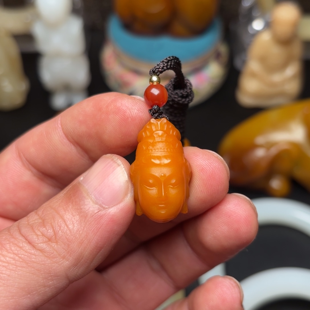 和田玉吊坠(不含链)未镶嵌