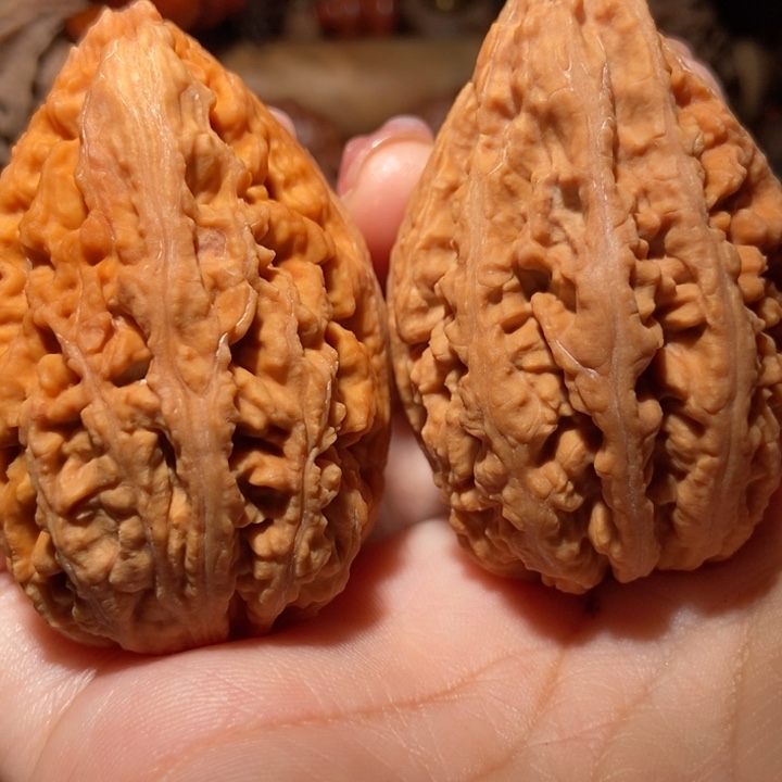 把件文玩核桃东北楸子小雪55