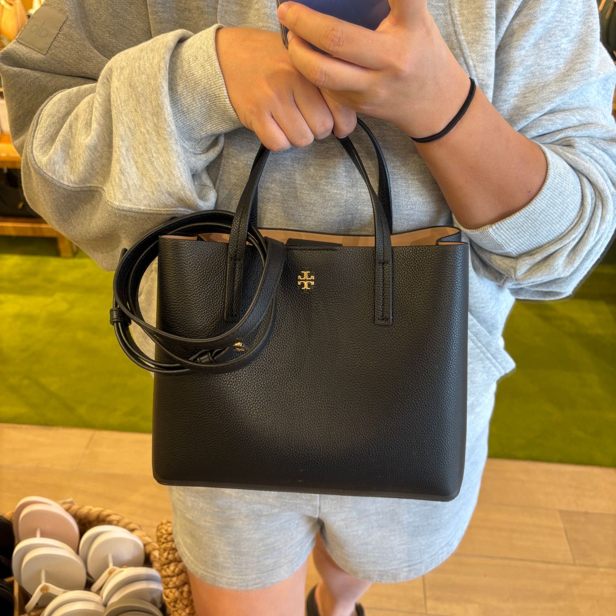 TORY BURCH/汤丽柏琦Blake 小号 手提斜挎包 托特包 约25*20*12