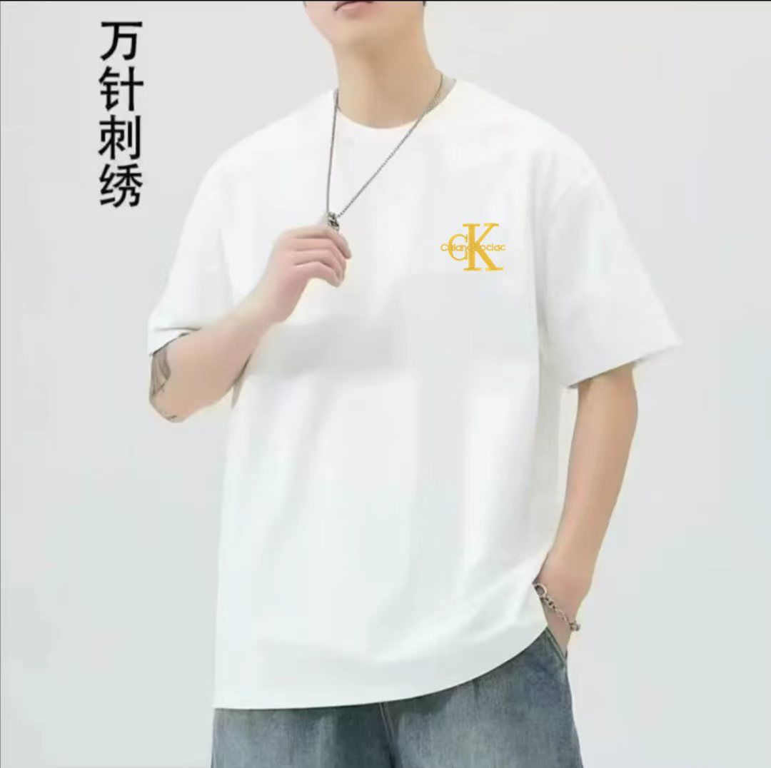 【精工刺绣】夏季男女同款百搭潮牌短袖T恤