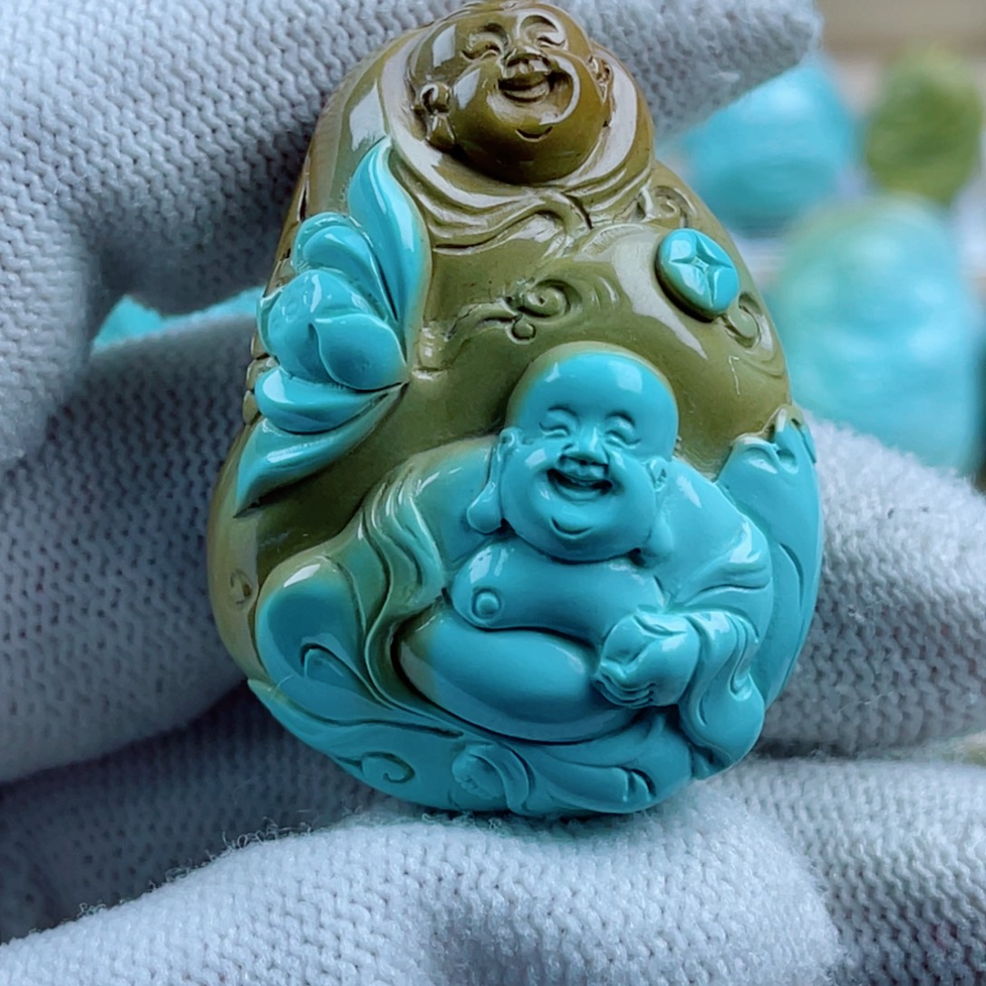 绿松石未镶嵌珠宝奇石