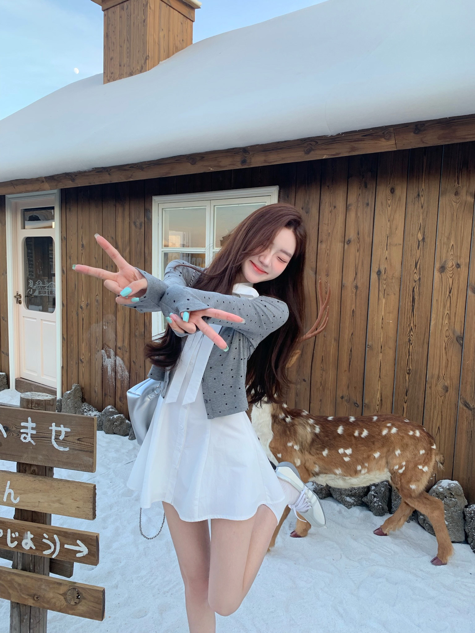 白水女 韩系温柔简约白色衬衫连衣裙初恋小白裙B50953817