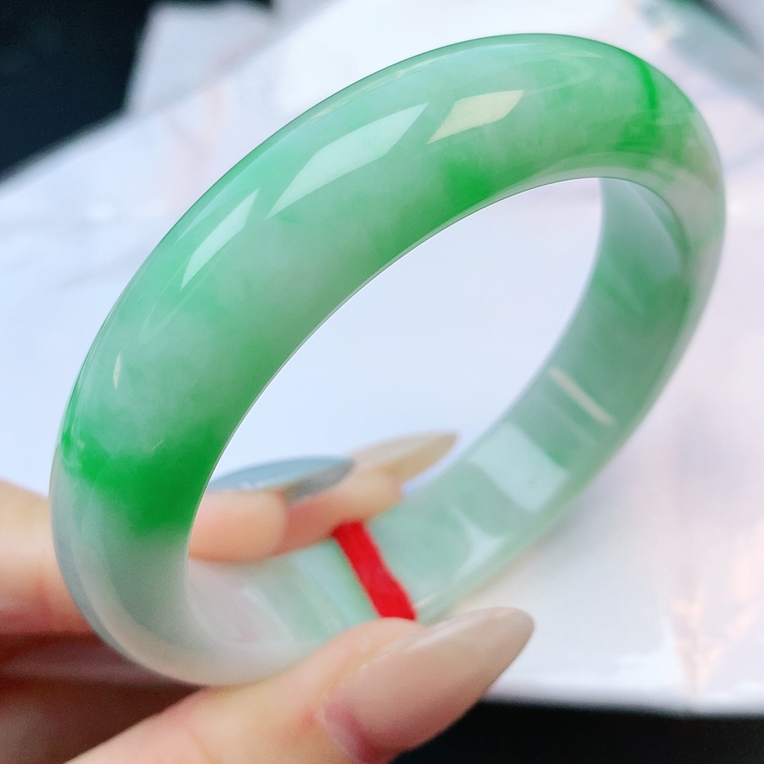 未镶嵌手镯翡翠55圈口882589