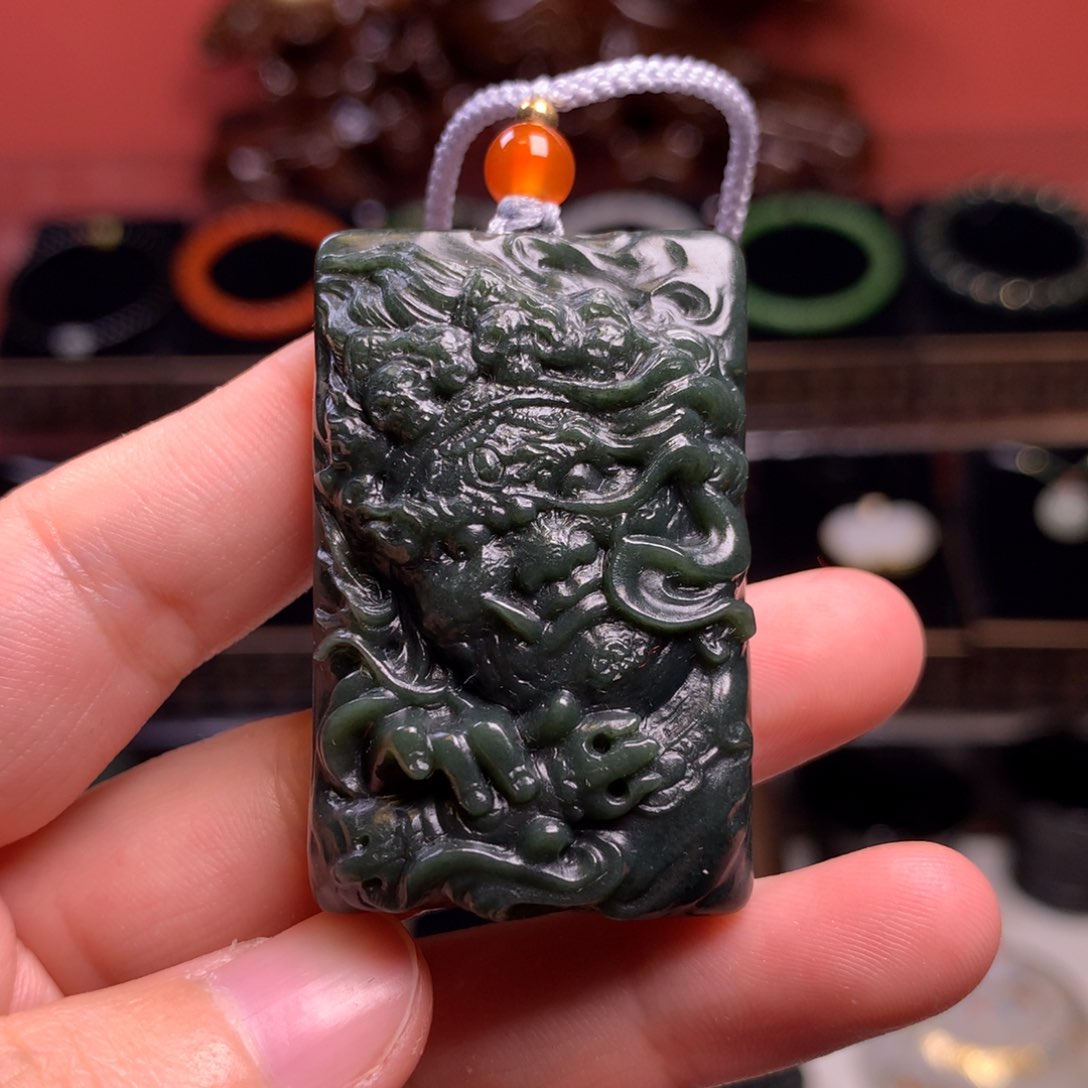 和田玉大黑天和田青玉未镶嵌