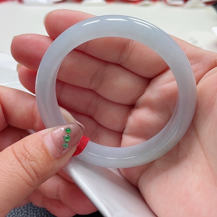 翡翠手镯未镶嵌缅甸翡翠手镯56圈