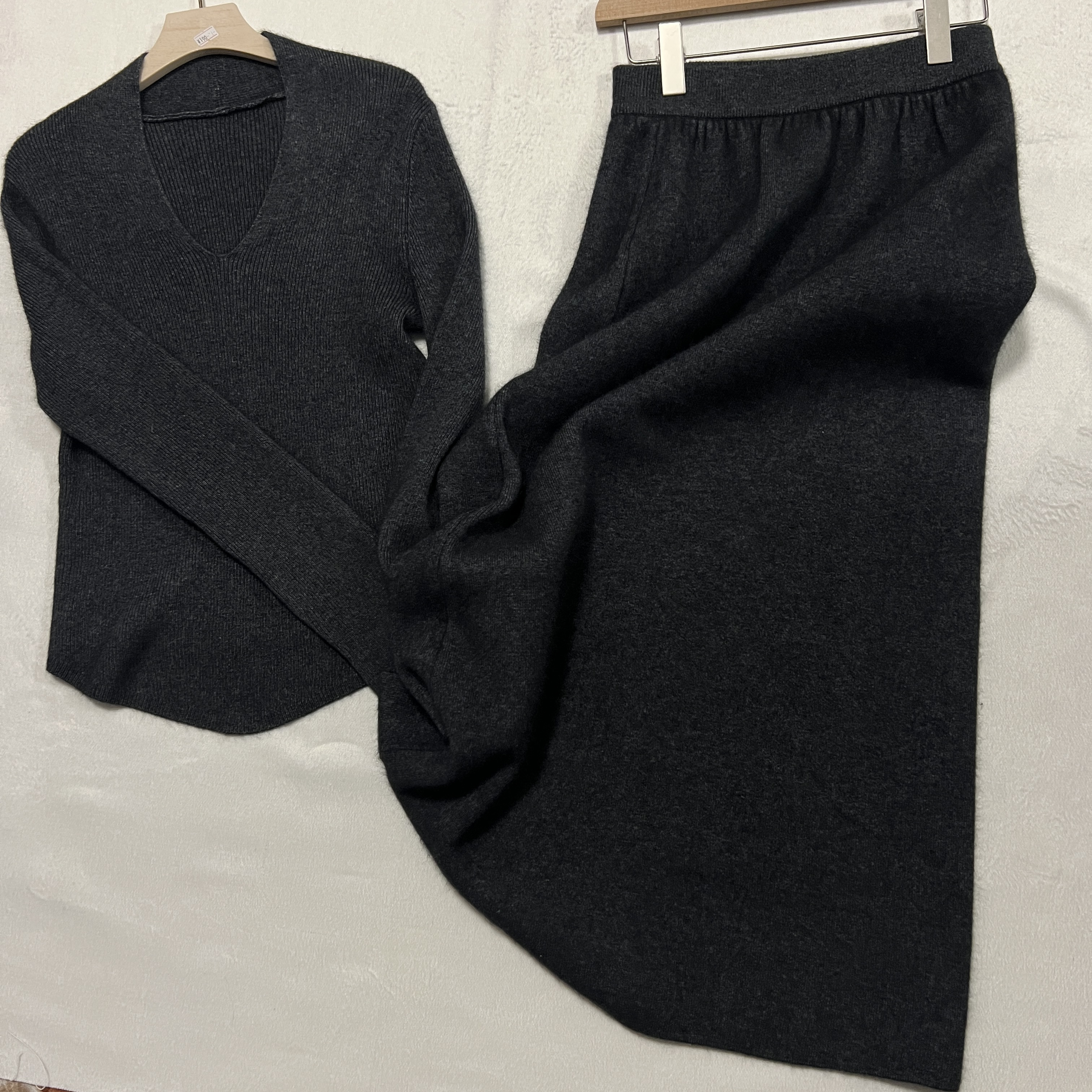 修身半身裙，两件套，时尚气质款