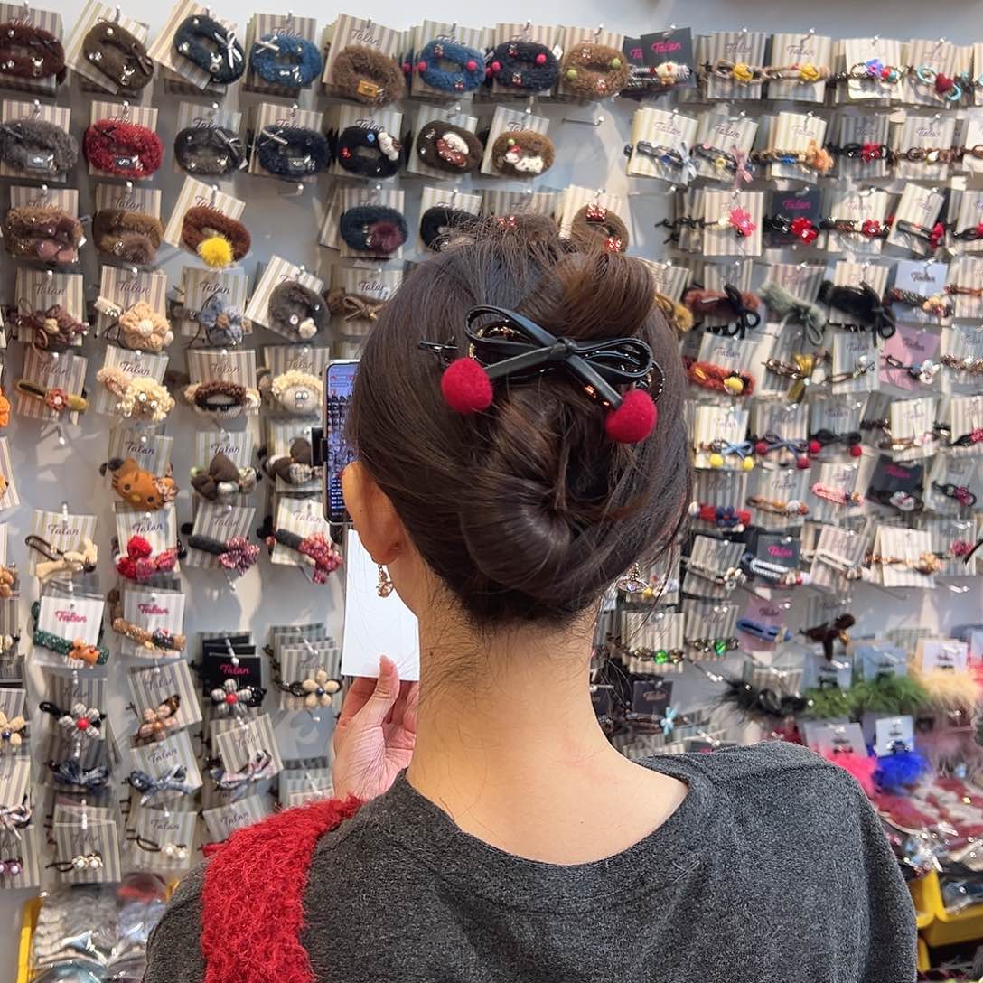 布艺铁合金扭扭夹