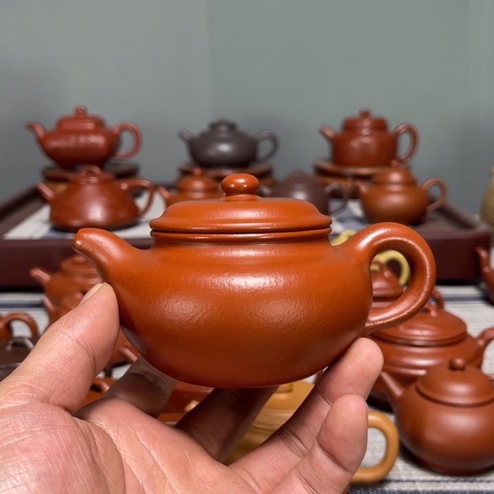 编***7茶壶紫砂朱泥仿古