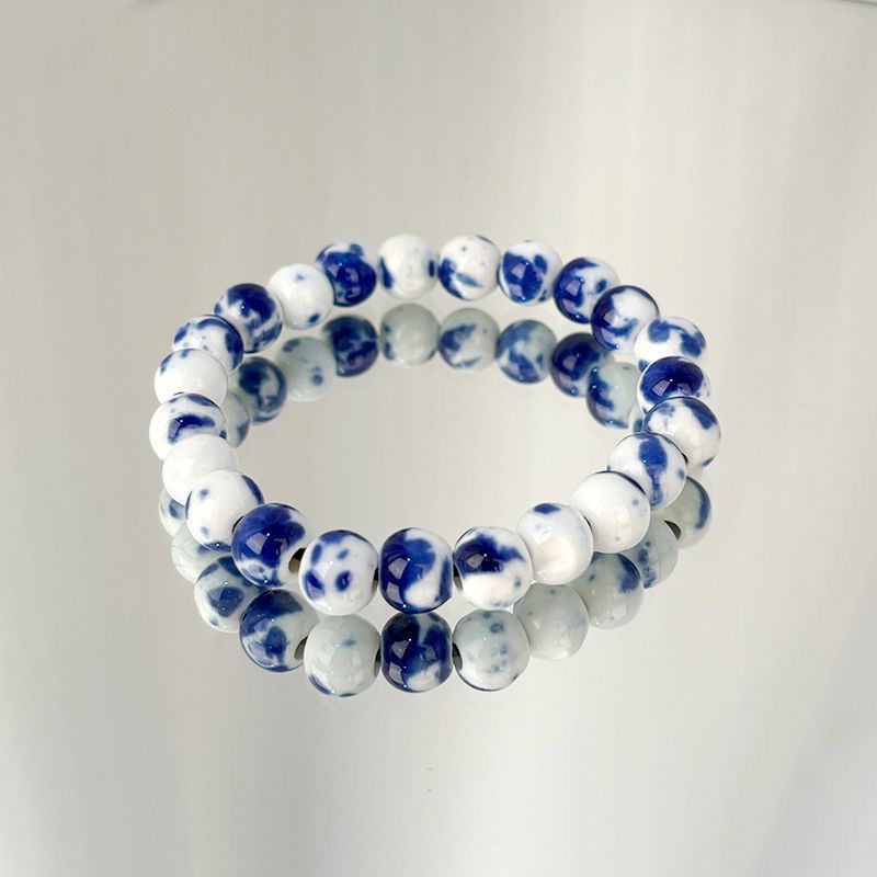 非金属木质手链 5-50链接少女风拼色极简风女民族风配饰简约