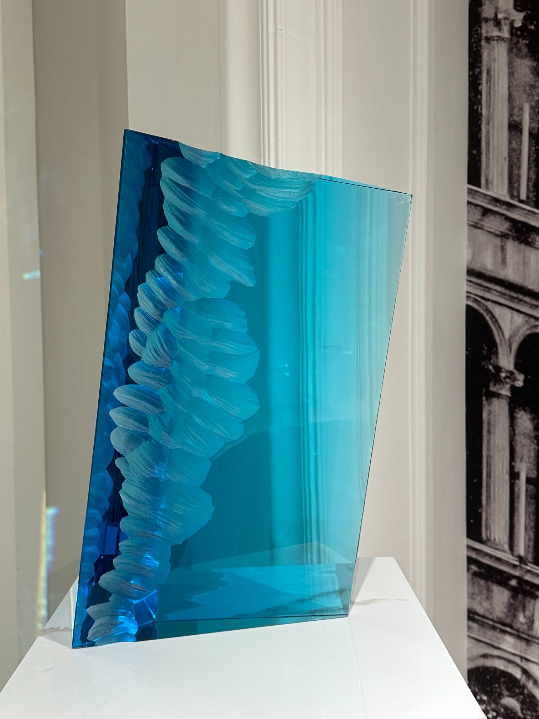 安桔东方美学【冰】新中式茶具纯手工极简送礼水晶琉璃摆件