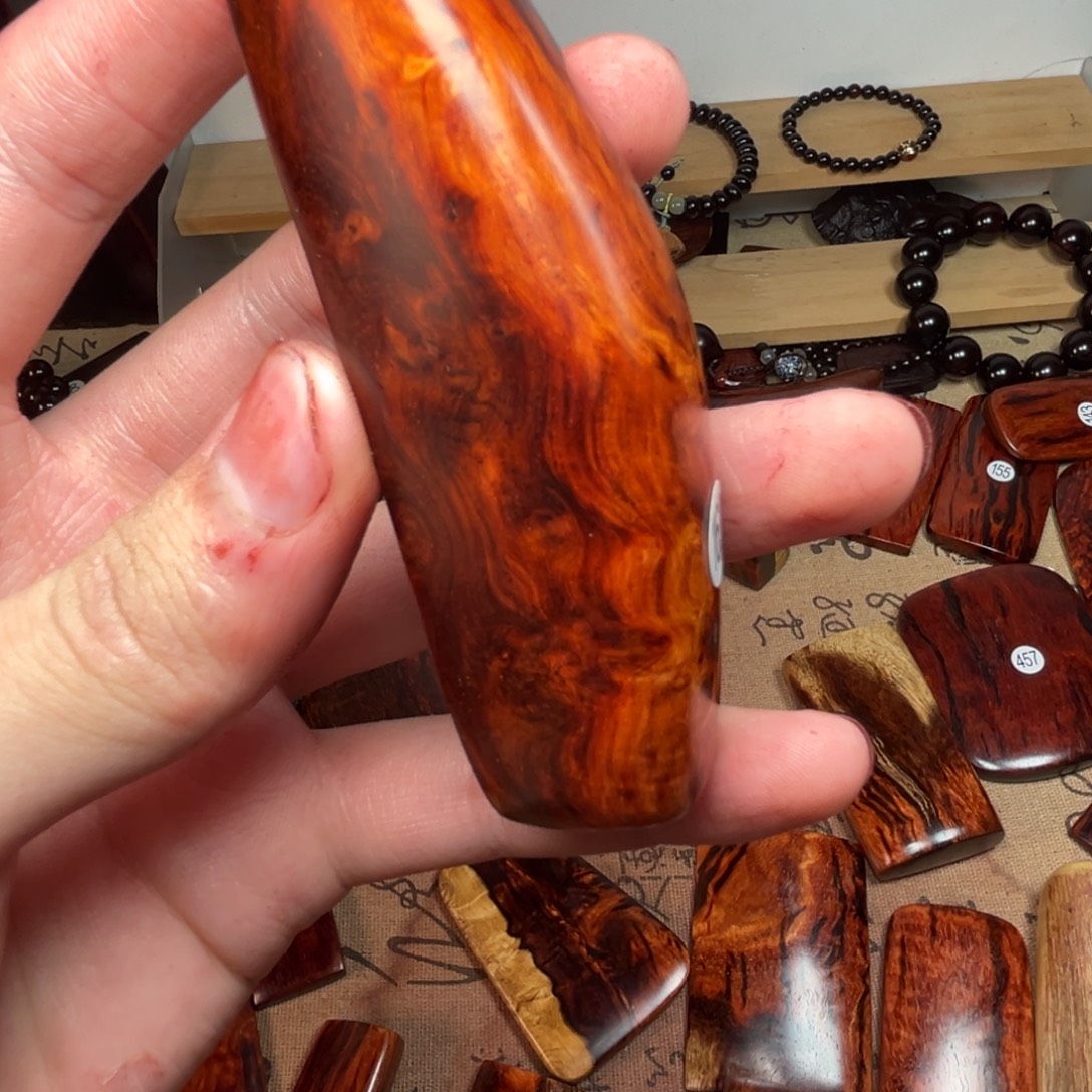 陆***仙把件小叶紫檀印度小叶紫檀