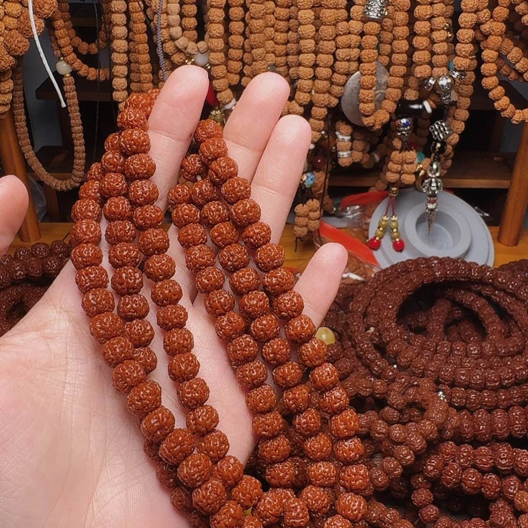 菩***下金刚菩提吊坠8 108颗脖挂