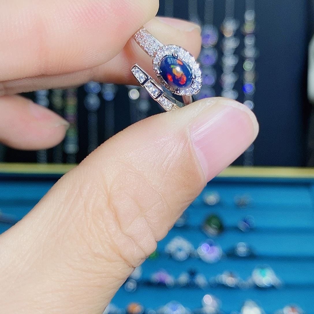 紫晶珠宝半成品银S925镶嵌