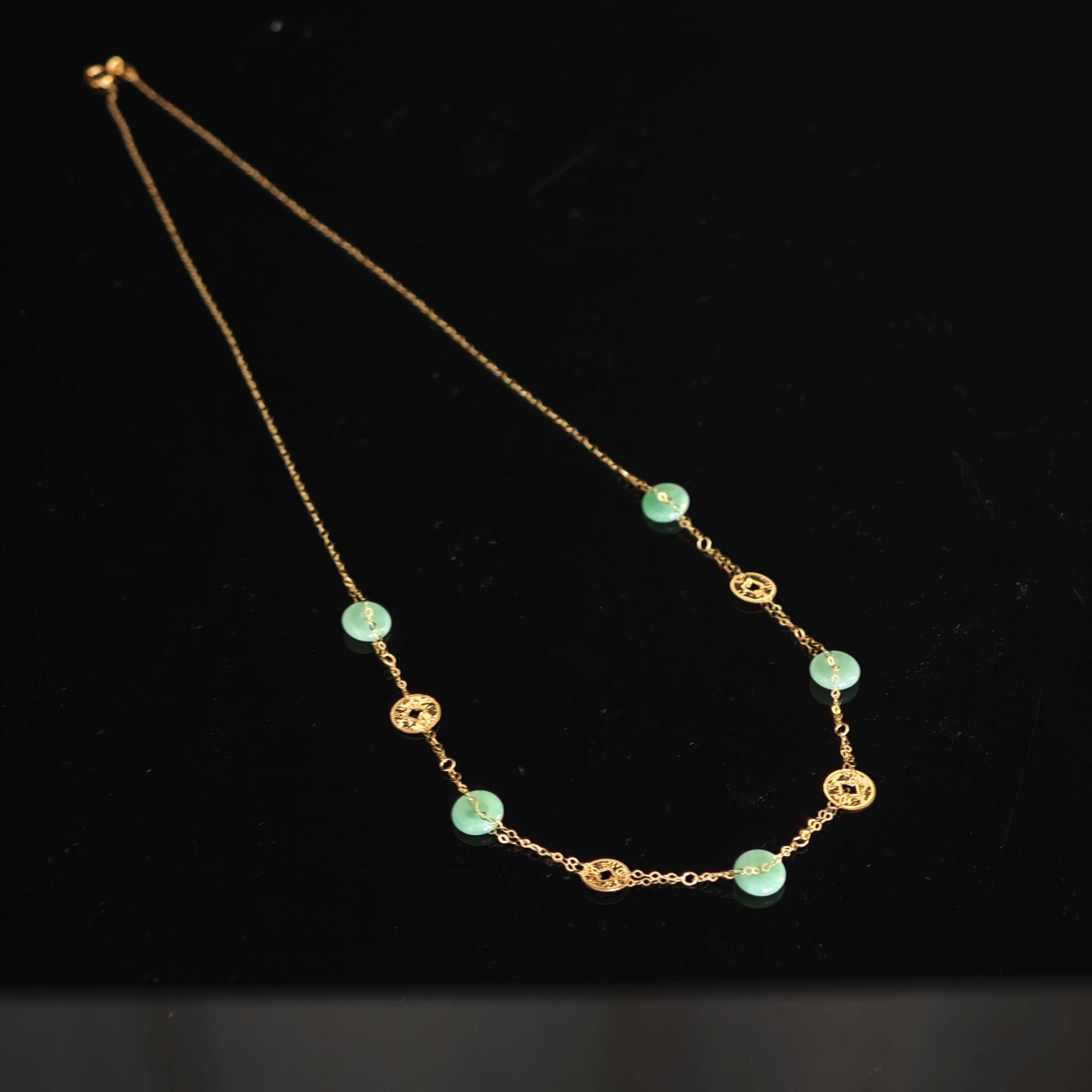 子乔专属·18K翡翠项链|29 B58005#多样性发一