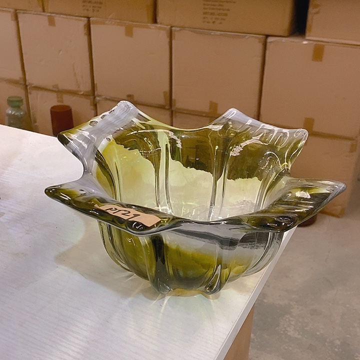 无铅玻璃琉璃花瓶高11口24