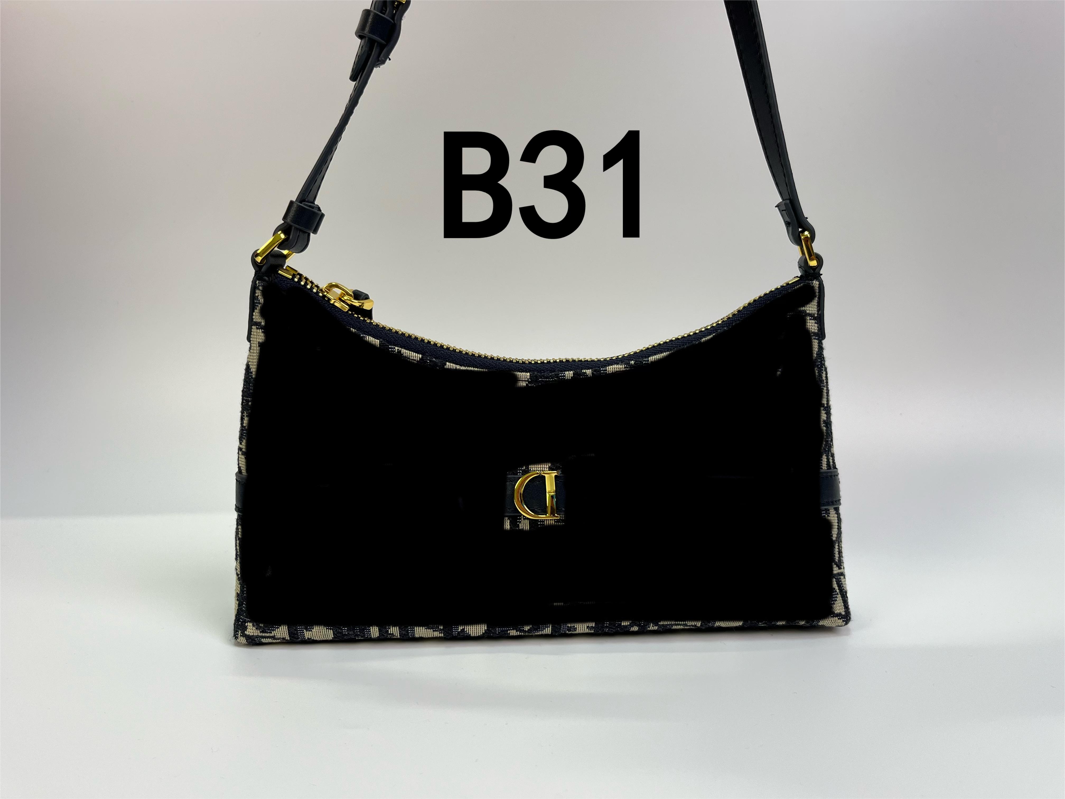  B31 老花色 DiR 迪迪饺子包新款高级单肩斜跨包