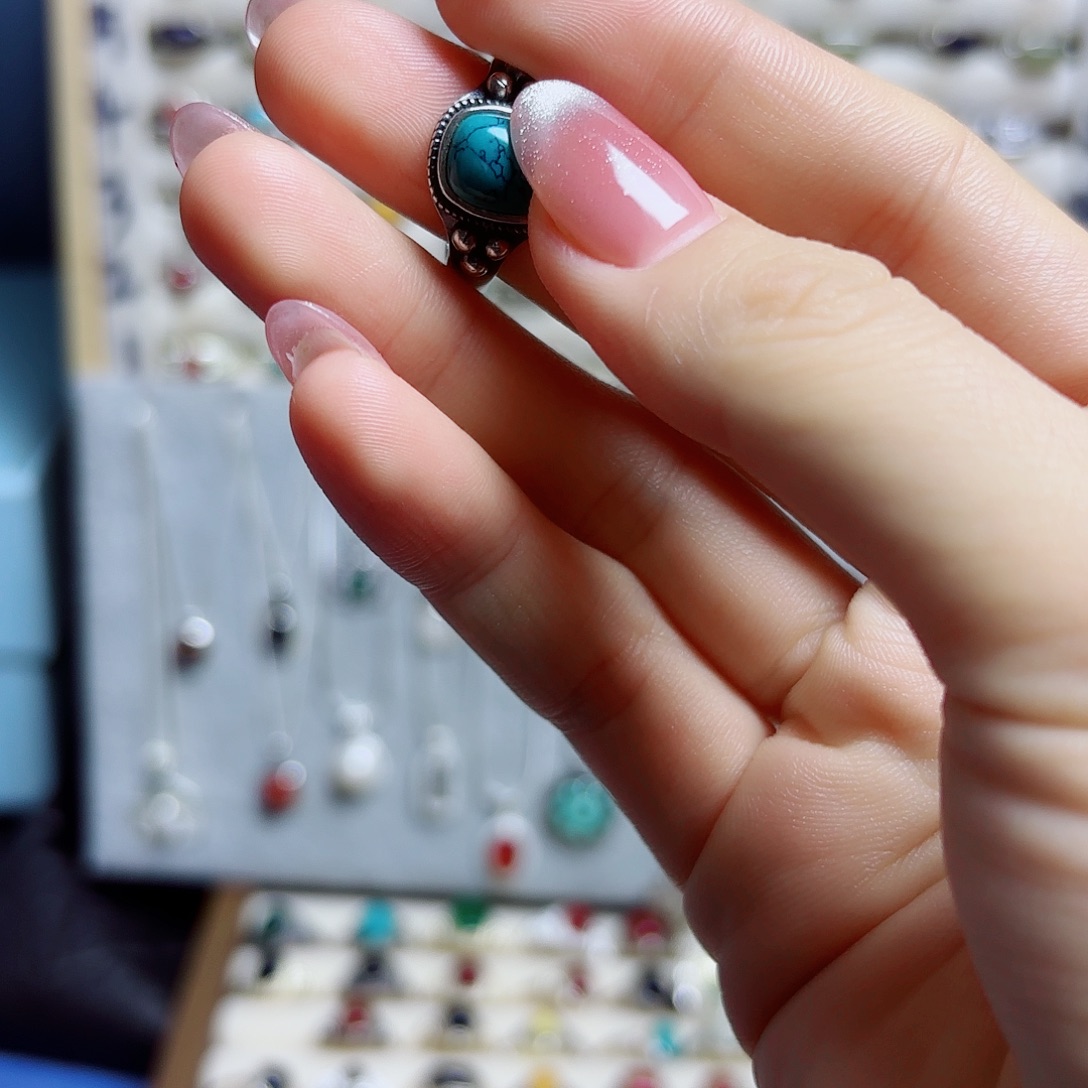 925银925银绿戒指