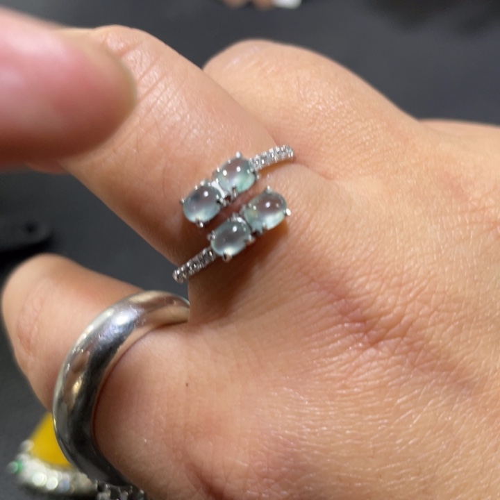 翡翠未镶嵌戒指缅甸天然翡翠