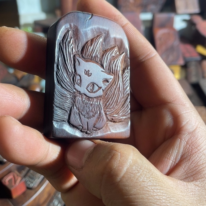 枣木小狐狐无事牌脖挂