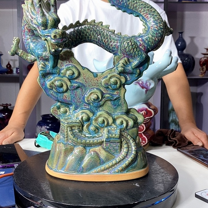 瓶中国神垕精品钧瓷