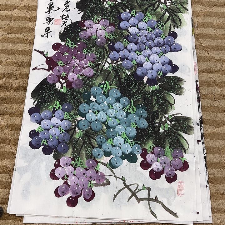 国画花鸟等多种形式进行合作