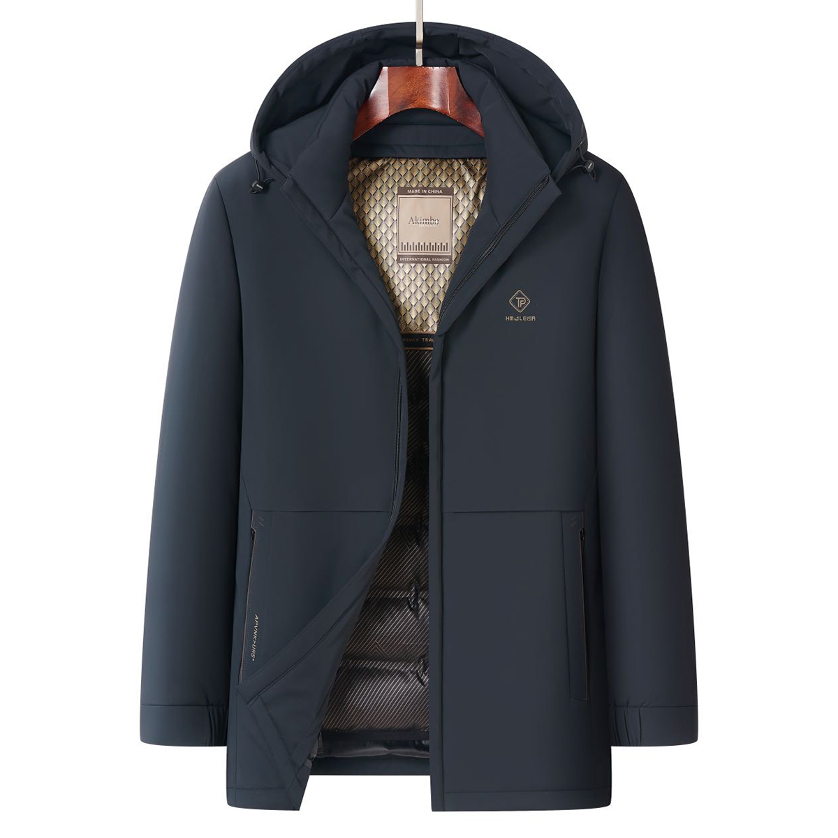 一衣三穿男士羽绒服活里活面厚款中老年羽绒服外套爸爸冬季外套