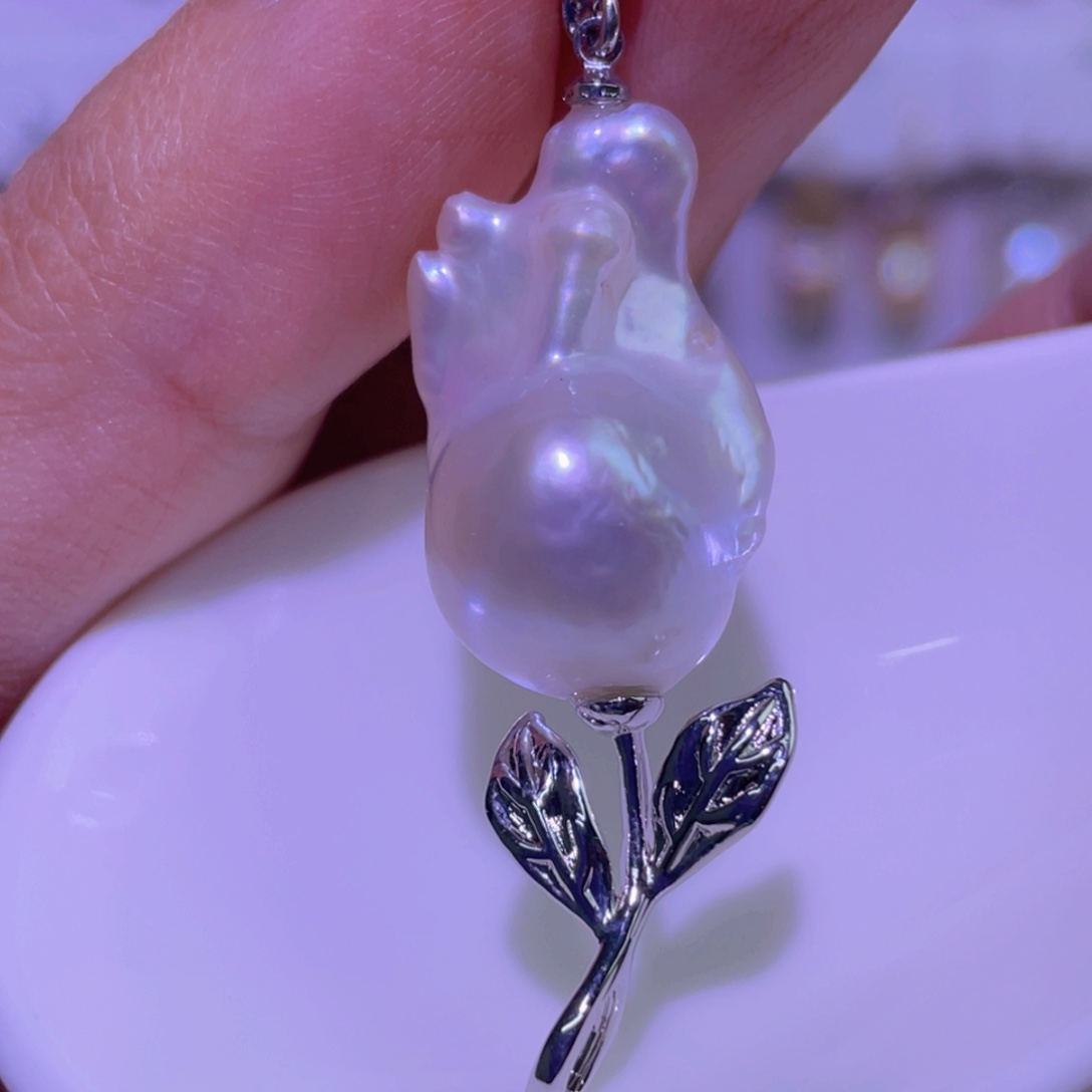 未镶嵌淡水珍珠天然淡水珍珠吊坠