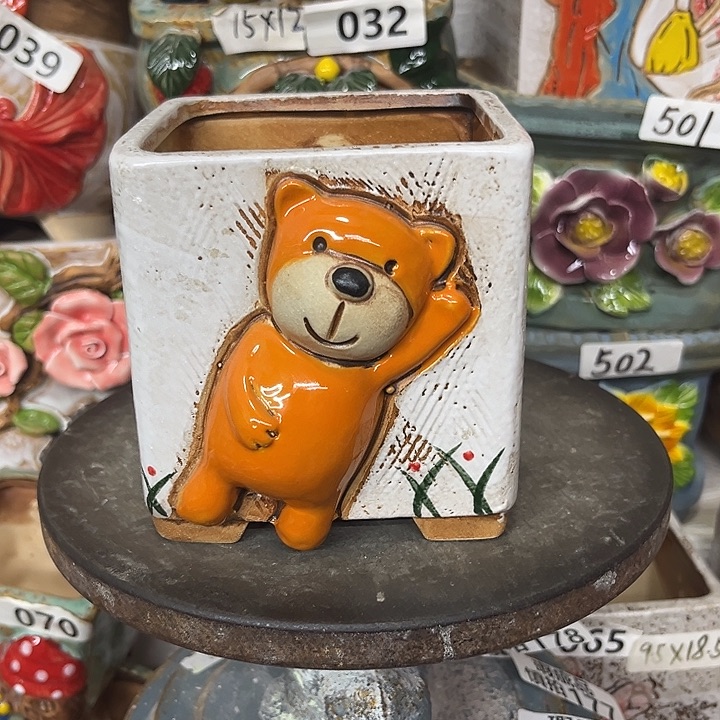 粗陶材质多肉花盆