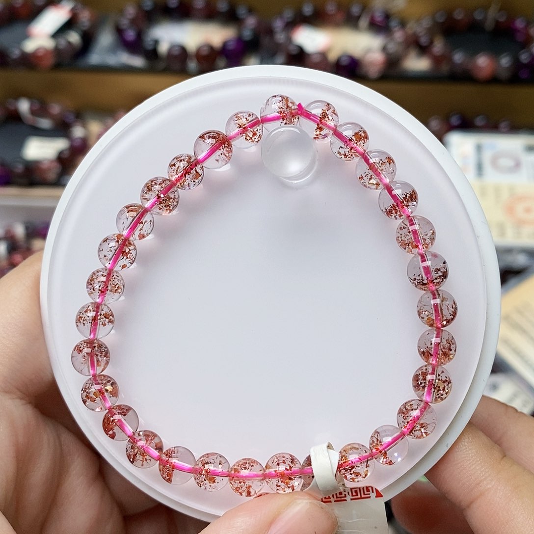 未镶嵌手链水晶Z818卡六➕金草莓