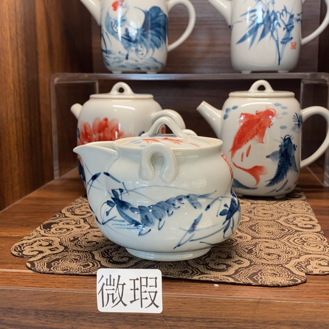 釉下彩手工绘制手工绘制