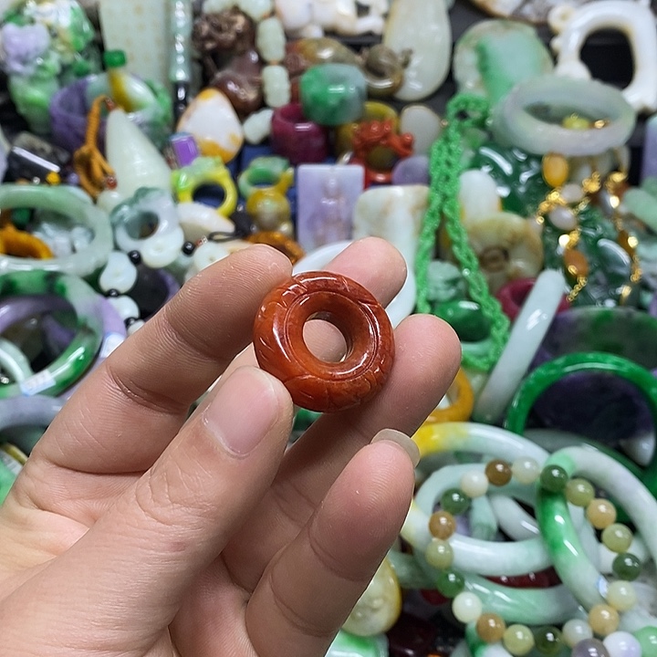 颈饰未镶嵌翡翠缅甸翡翠首饰配饰