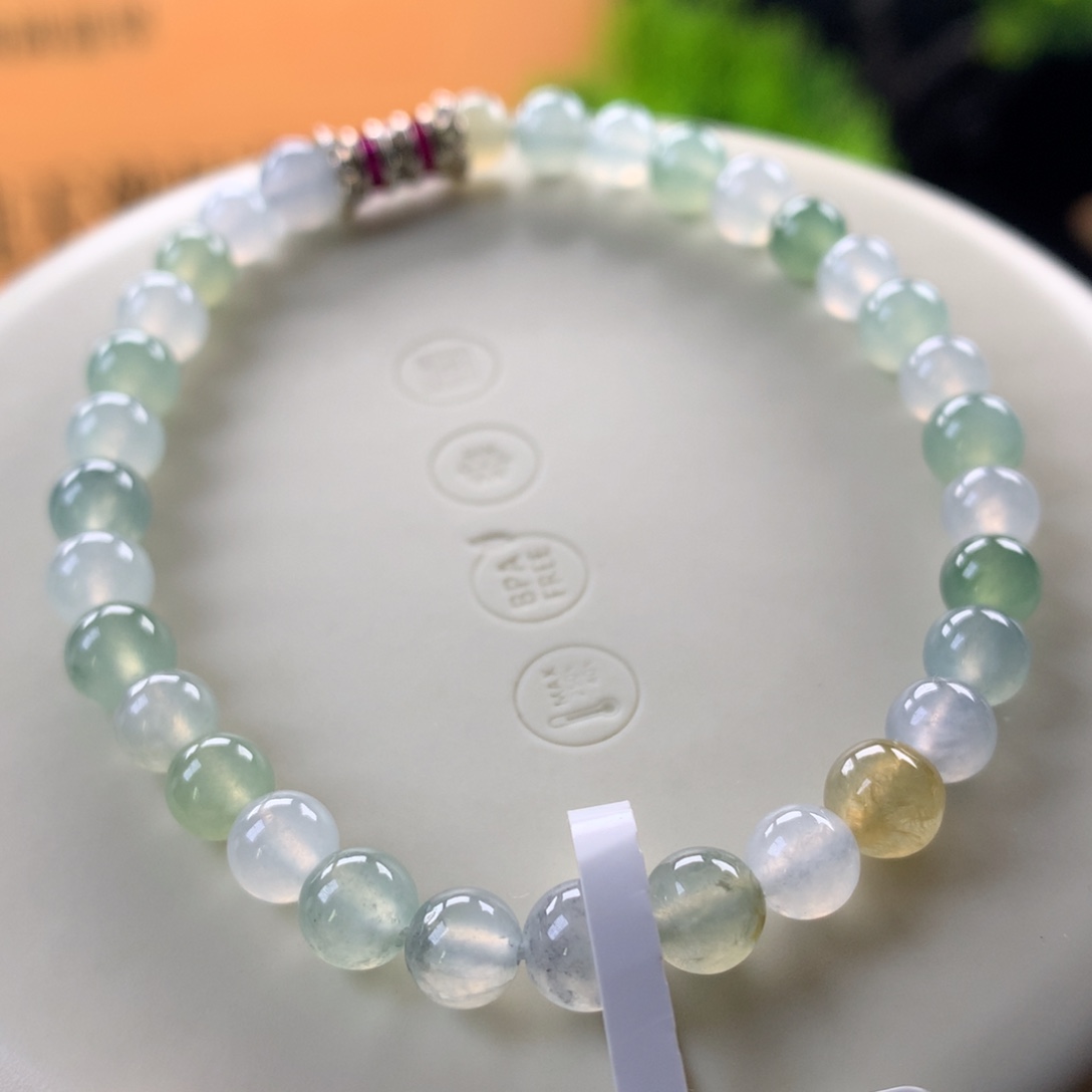 翡翠未镶嵌手链卡6