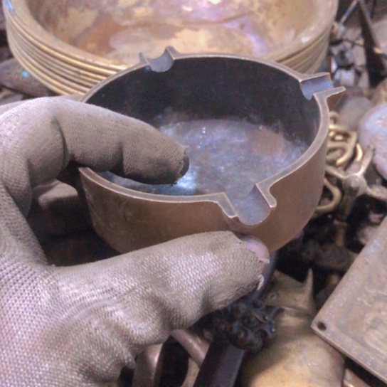 人***兵闪电购铜摆件工艺品