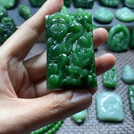 【闪购商品】和田玉挂件未镶嵌-*