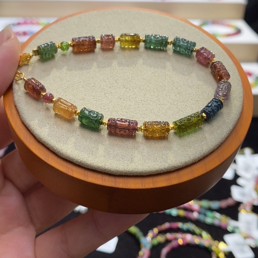 【闪购商品】碧玺手串未镶嵌两天看货期