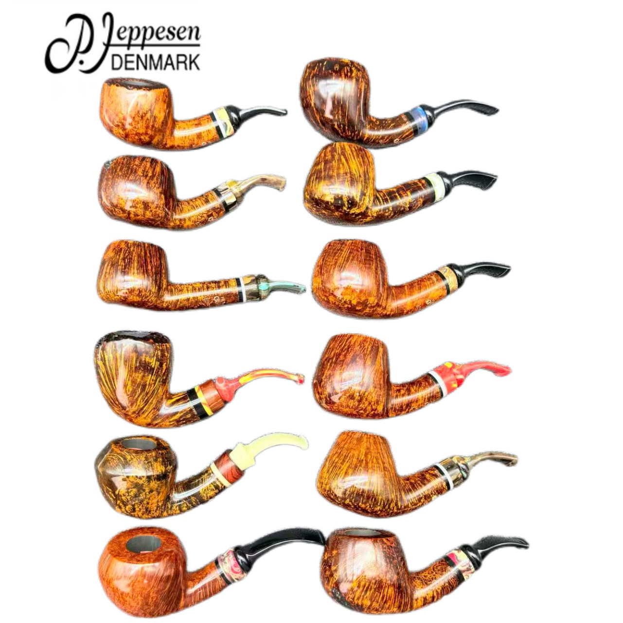 原装进口丹麦大师吉普森Peder Jeppesen自由式石楠木烟斗IDA