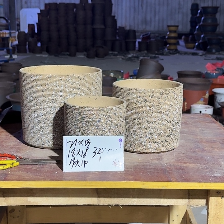 紫砂花盆手工制作71