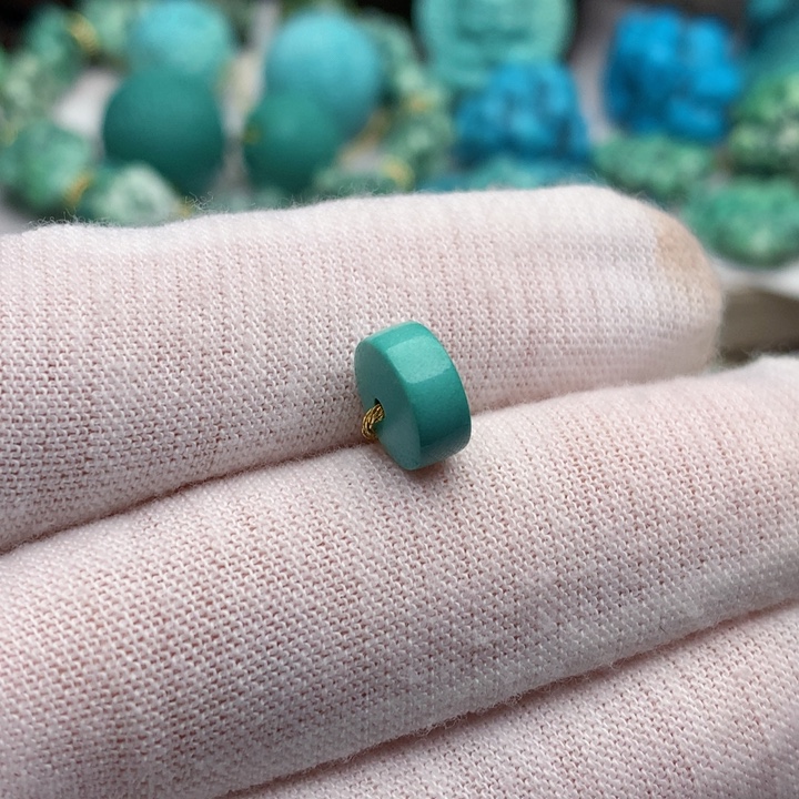 绿松石未镶嵌珠宝奇石9mm