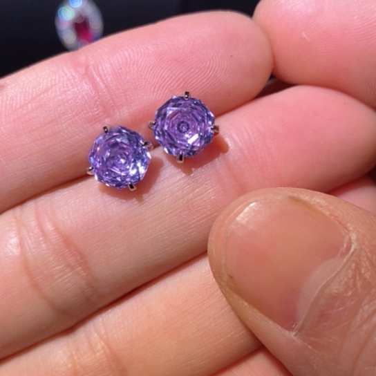 红宝石戒指银S925镶嵌