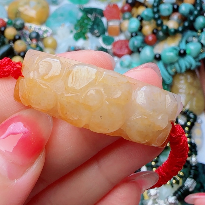 翡翠未镶嵌颈饰天然A货35