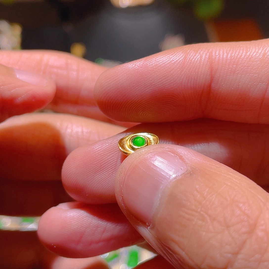 翡翠吊坠(不含链)银S925镶嵌