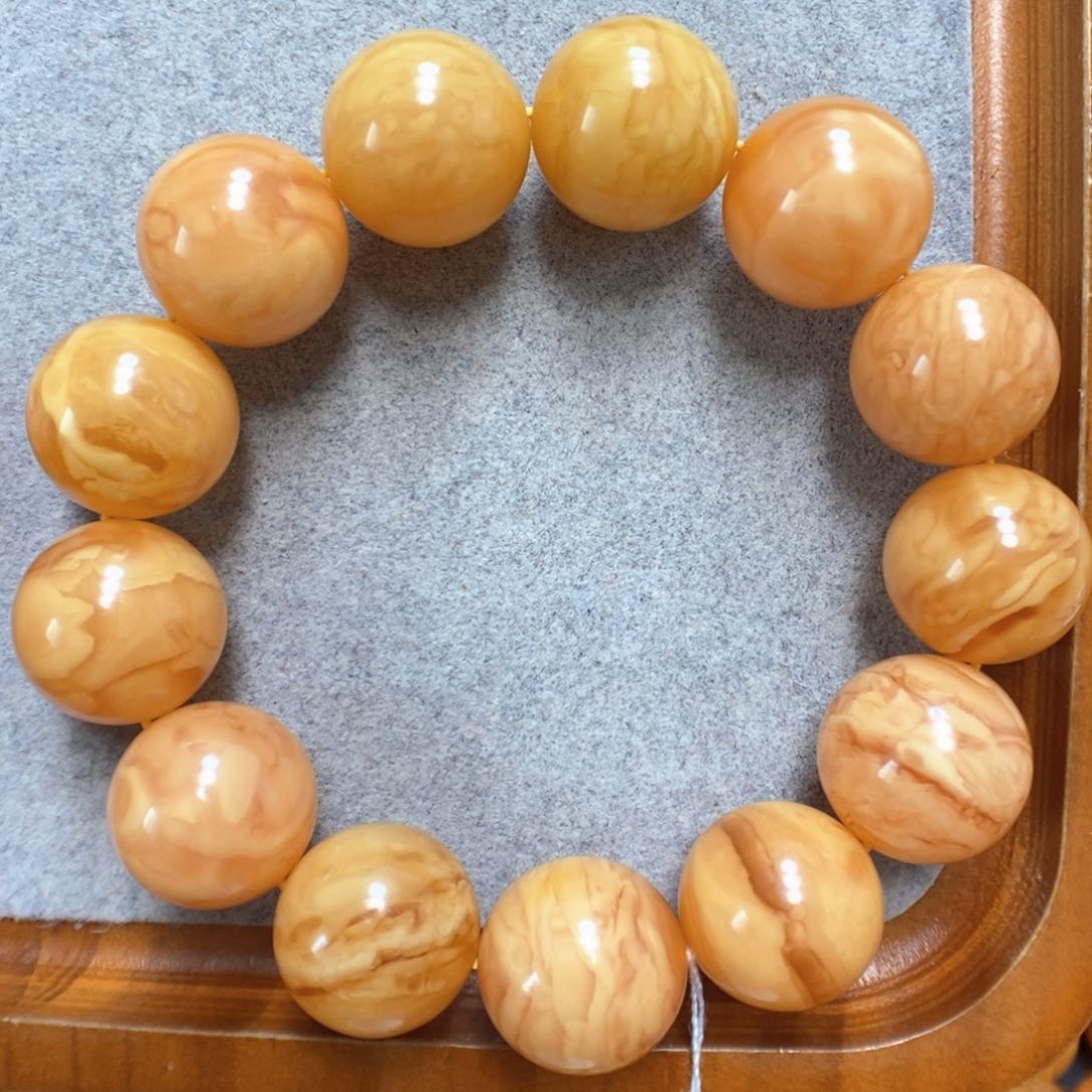 蜜蜡手串未镶嵌蜜蜡手串