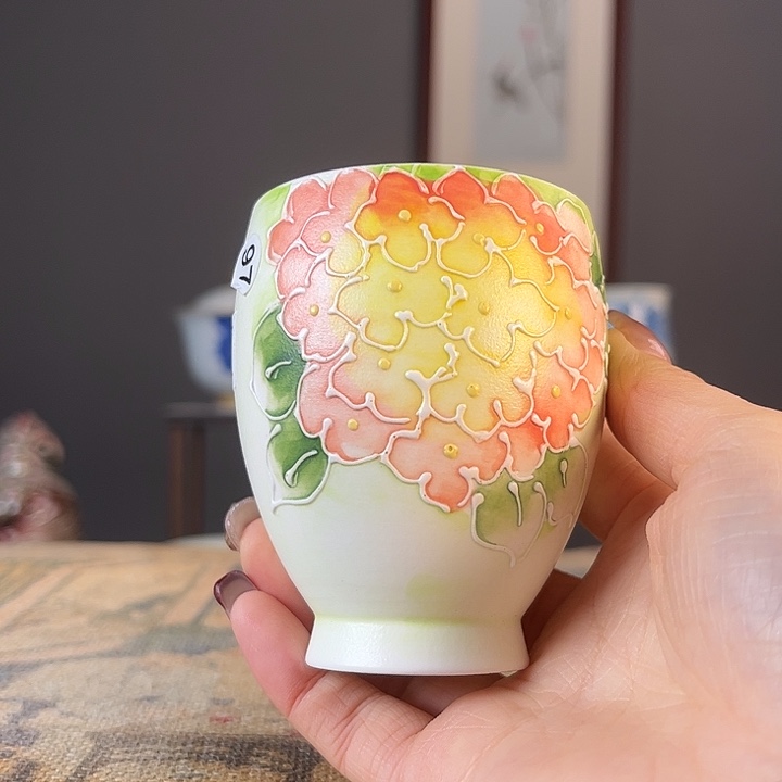 杯景德镇陶瓷茶杯多人