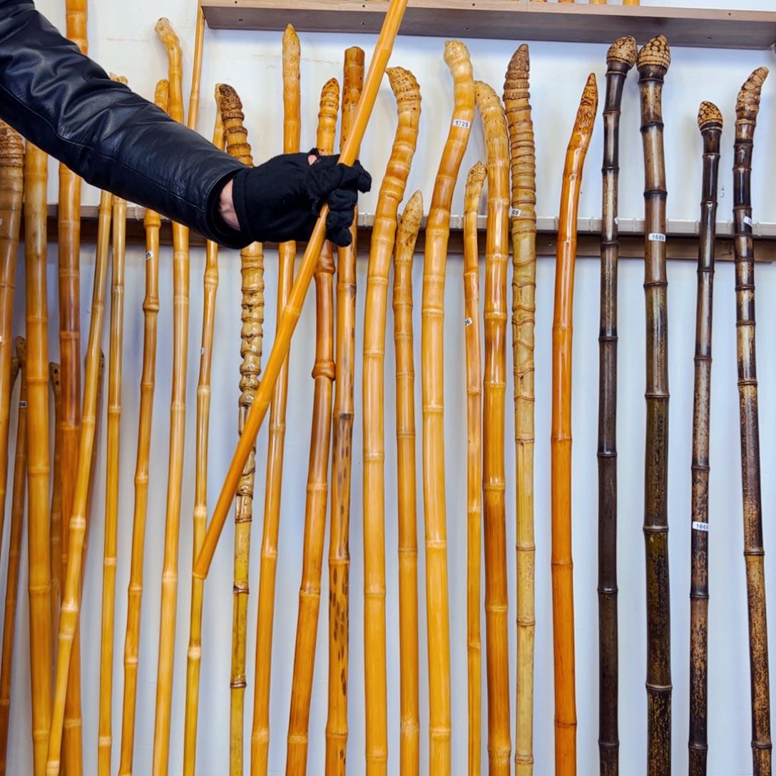 1752玉竹杖登山杖手持