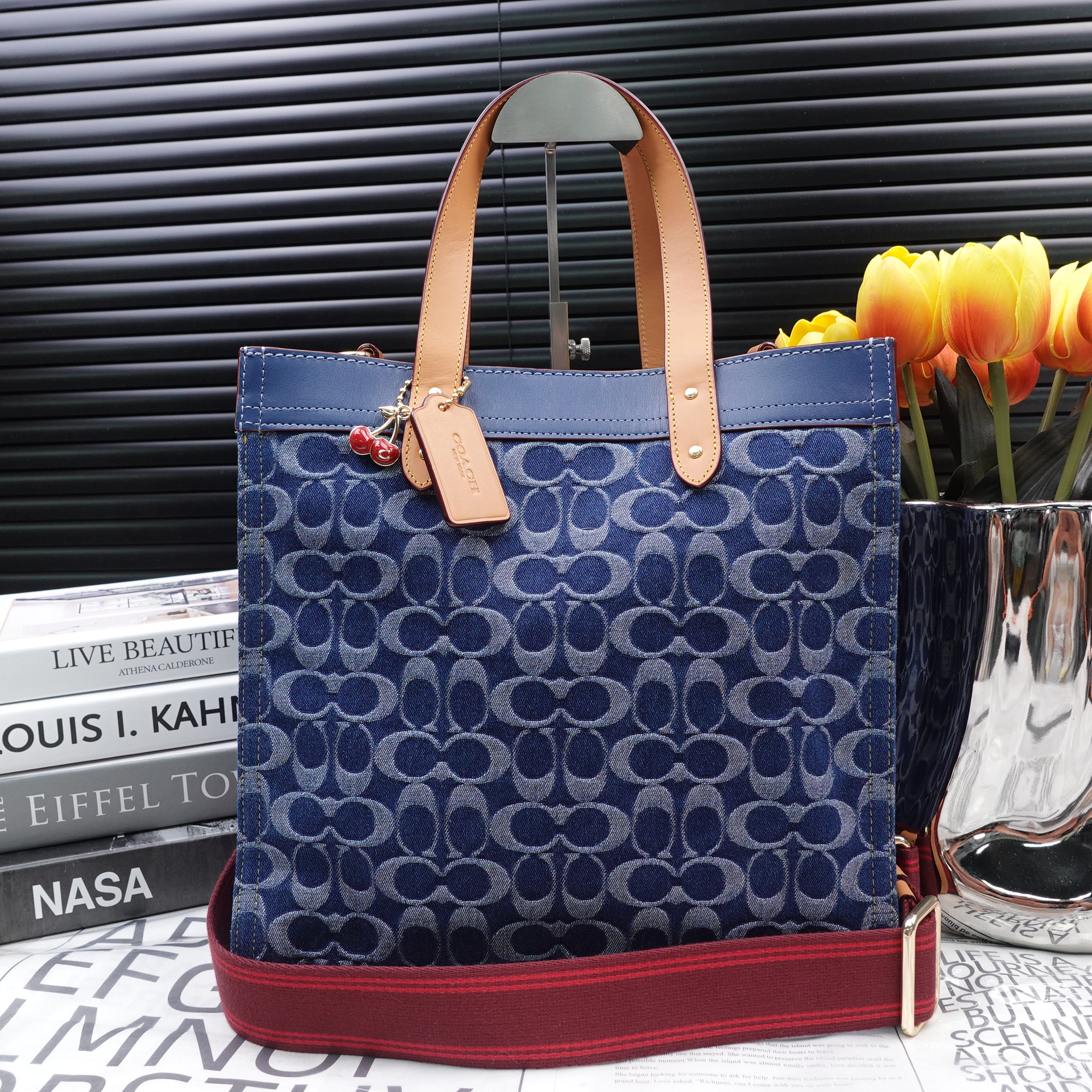 95新 COACH/蔻驰 单肩包/T10231911