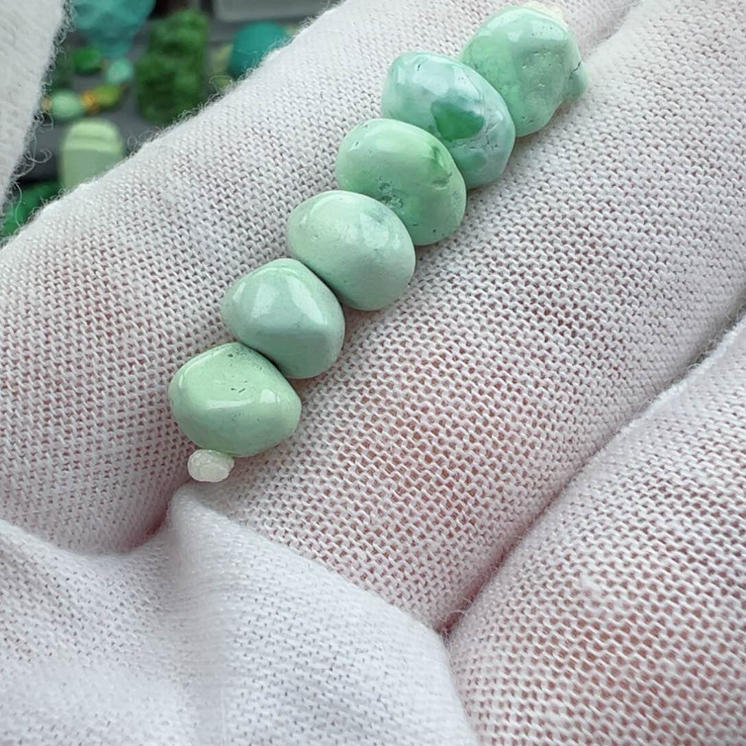 绿松石菜籽黄Z未镶嵌